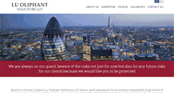 Desktop Screenshot of luoliphant.com